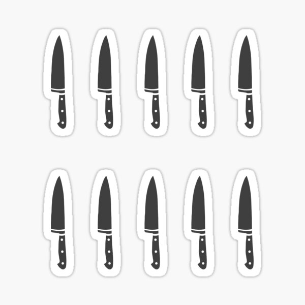 Item preview, Knife Stickers designed and sold by Wakor.