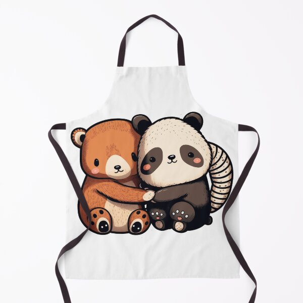 Item preview, Bear and Panda holding hands designed and sold by ArtElephant.