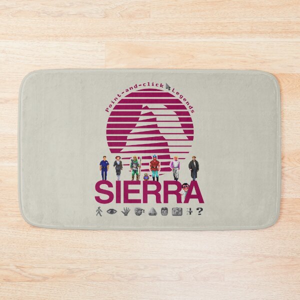 Item preview, POINT AND CLICK LEGENDS - Sierra Online Logo (MAGENTA) - Gaming Heroes and Icons - Graphic Adventure PC Games! designed and sold by RetroTeeStudio.