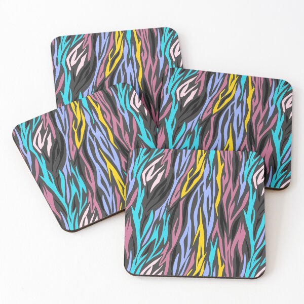 Item preview, Colorful zebra pattern designed and sold by stavina.