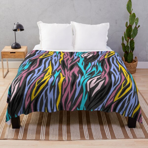 Item preview, Colorful zebra pattern designed and sold by stavina.