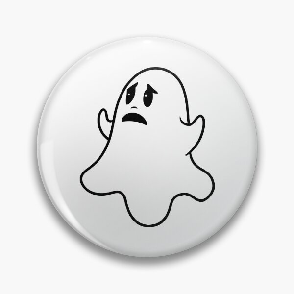 Item preview, Sad Ghost, ghost sticker, Unhappy Ghost designed and sold by shellnot.