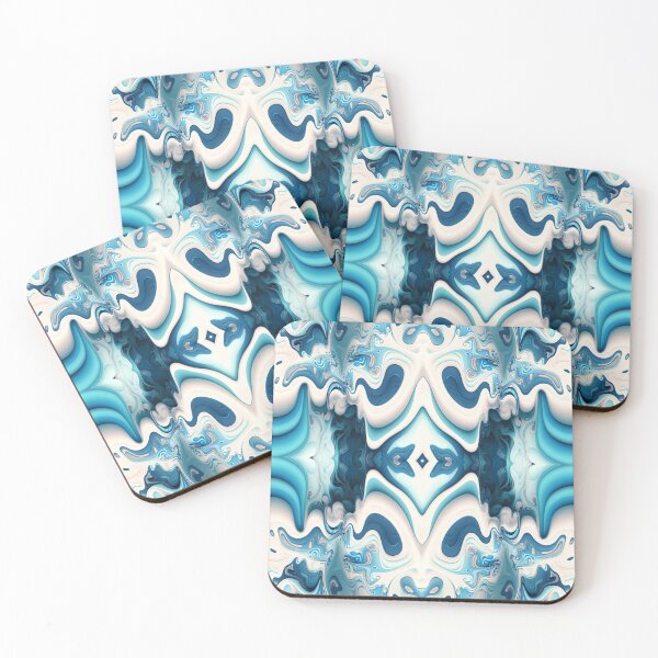 Item preview, Winter Pattern abstract liquid ice #3-3 designed and sold by PhiloSophyEye.