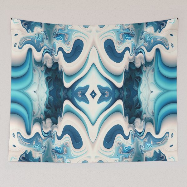 Item preview, Winter Pattern abstract liquid ice #3-3 designed and sold by PhiloSophyEye.