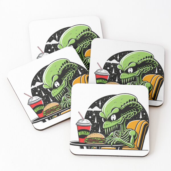 Item preview, Fast food lover, Alien ,Intergalactic fast food fan designed and sold by YZO-Design.