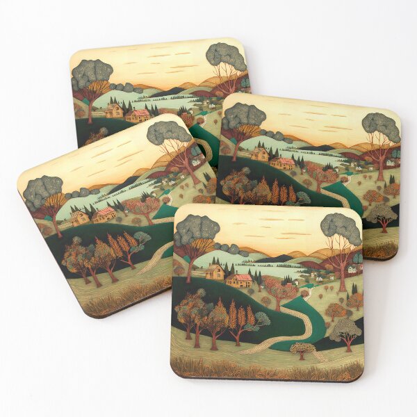 Item preview, Art brut landscape designed and sold by OlgaHunyadi.