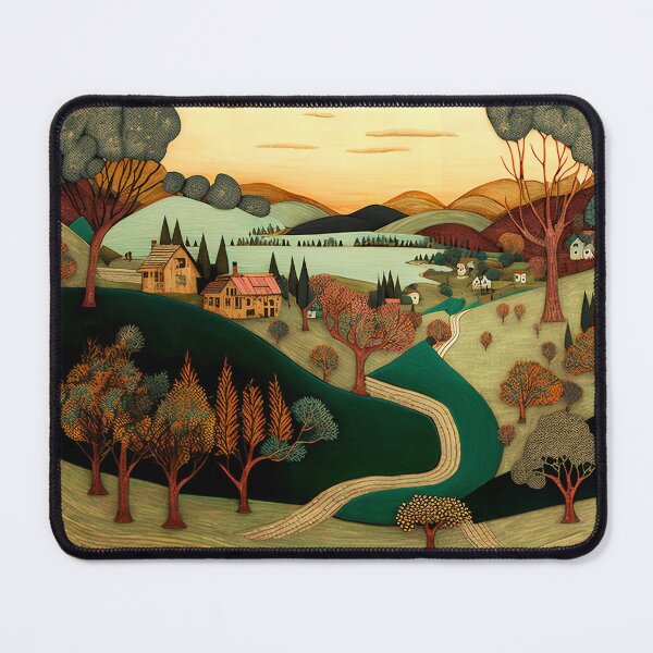 Item preview, Art brut landscape designed and sold by OlgaHunyadi.