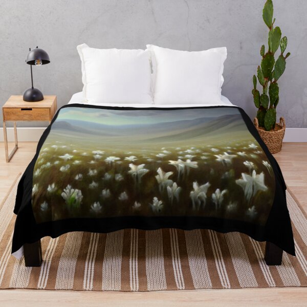 Item preview, Field of Lillies 1A - Throw Pillows and Prints. designed and sold by ScatterHub.