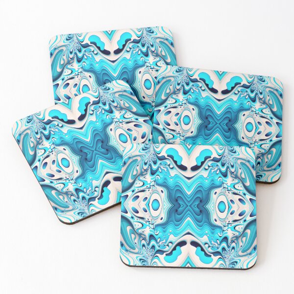 Item preview, Winter Pattern abstract liquid ice #4-1 designed and sold by PhiloSophyEye.