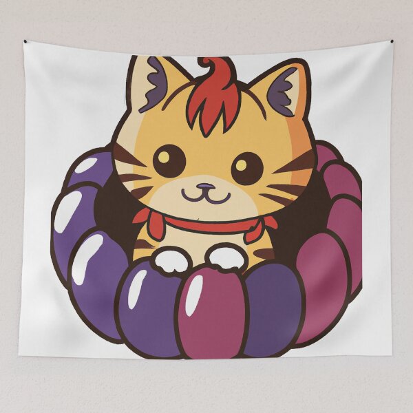 Item preview, Cute Cat Drawing designed and sold by WeHeartAnimals.