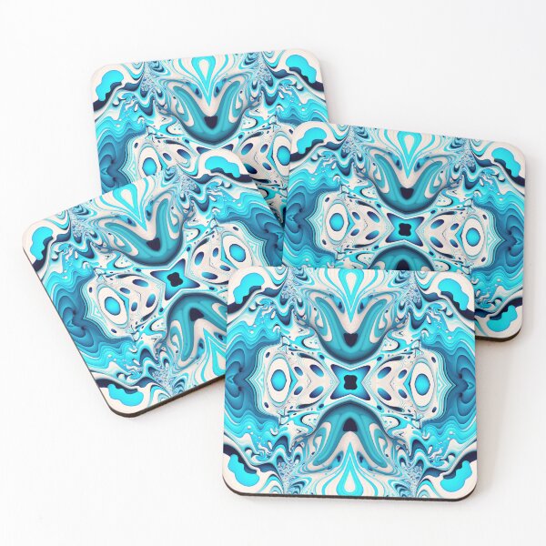 Item preview, Winter Pattern abstract liquid ice #4-2 designed and sold by PhiloSophyEye.