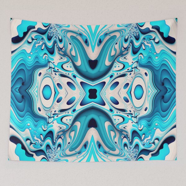 Item preview, Winter Pattern abstract liquid ice #4-2 designed and sold by PhiloSophyEye.
