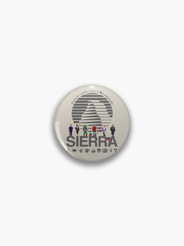 Sierra Online Logo (AQUA BLUE) - Gaming Heroes and Icons - Point and Click  Graphic Adventure PC Games! | Poster