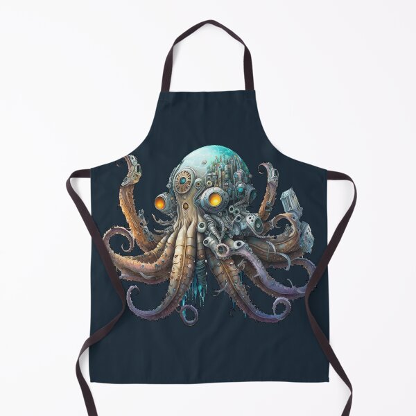 Item preview, Magical Mechanical Monster - Cyber-Octopus of the Depths designed and sold by DreamsGD.