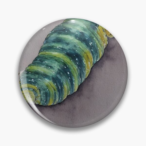 Artikelvorschau, Caterpillar highly detailed watercolor painting entworfen und verkauft von DrawItOnce.