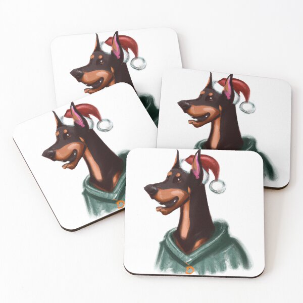 Item preview, Cute Dobermann Drawing designed and sold by WeHeartAnimals.