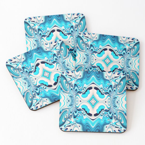 Item preview, Winter Pattern abstract liquid ice #4-3 designed and sold by PhiloSophyEye.