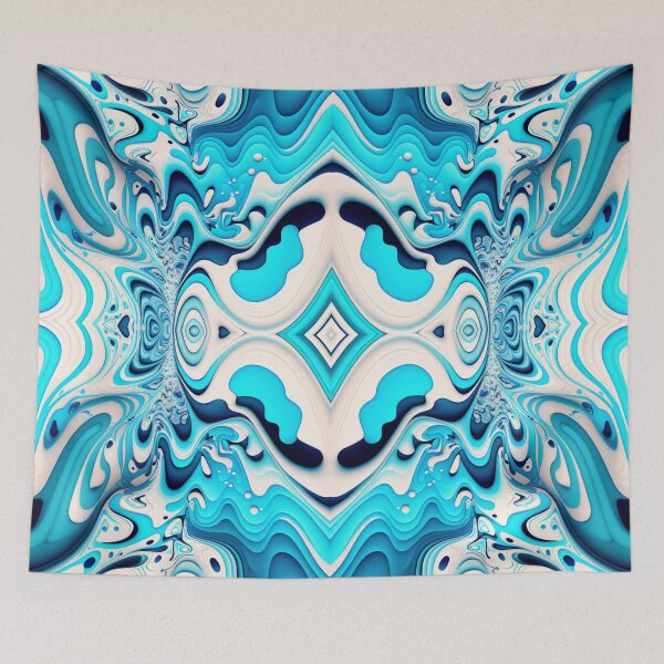 Item preview, Winter Pattern abstract liquid ice #4-3 designed and sold by PhiloSophyEye.