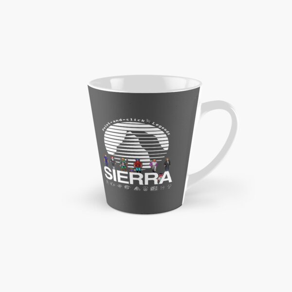 Aperçu de l'œuvre POINT AND CLICK LEGENDS - Sierra Online Logo (WHITE) - Gaming Heroes and Icons - Graphic Adventure PC Games! créée et vendue par RetroTeeStudio.