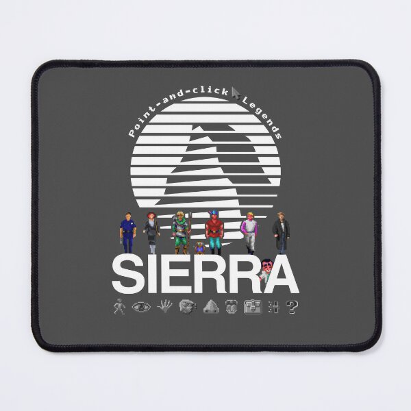 POINT AND CLICK LEGENDS - Sierra Online Logo (CYAN) - Gaming Heroes and  Icons - Graphic Adventure PC Games! | Poster