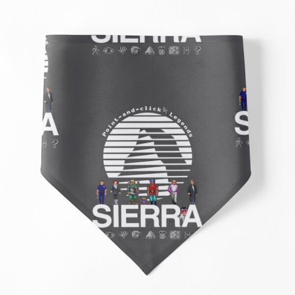 POINT AND CLICK LEGENDS - Sierra Online Logo (WHITE) - Gaming Heroes and  Icons - Graphic Adventure PC Games! | Mounted Print