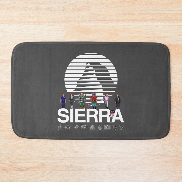 Item preview, Sierra Online Logo (WHITE) - Gaming Heroes and Icons - Point and Click Graphic Adventure PC Games! designed and sold by RetroTeeStudio.
