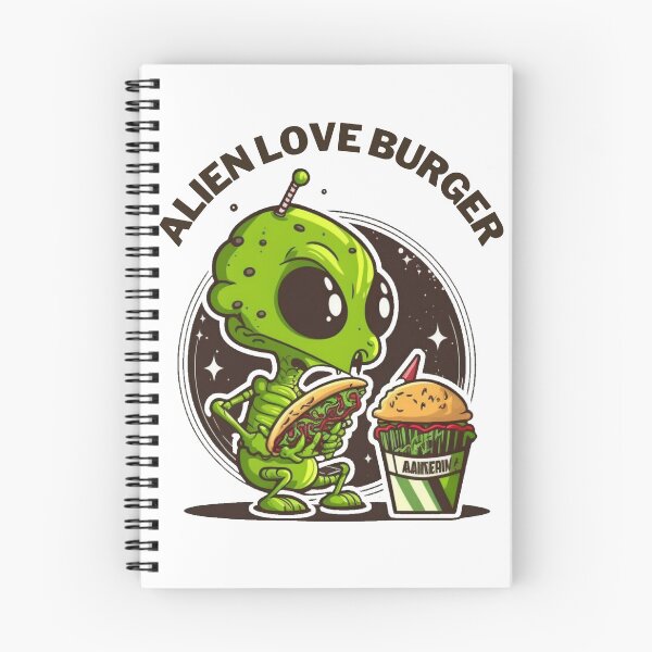 Item preview, Hamburger Fast food lover, Alien love burger designed and sold by YZO-Design.