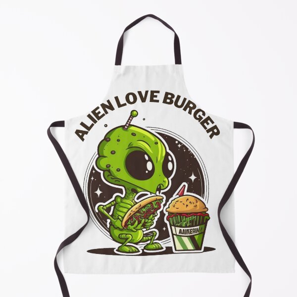 Item preview, Hamburger Fast food lover, Alien love burger designed and sold by YZO-Design.