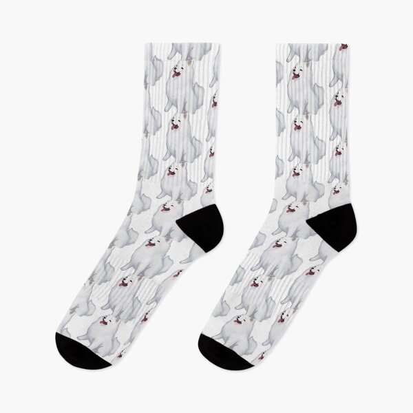 Item preview, Cute Samoyed Drawing designed and sold by WeHeartAnimals.