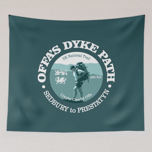 Item preview, Offa's Dyke Path (T) designed and sold by curranmorgan.
