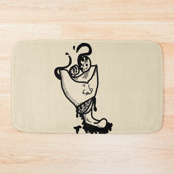 Item preview, Tongue and eyes out dripping - black line art - tattoo style designed and sold by Dopamine Dumpster.