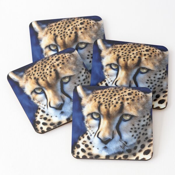 Artikelvorschau, Cheetah highly detailed watercolor painting entworfen und verkauft von DrawItOnce.