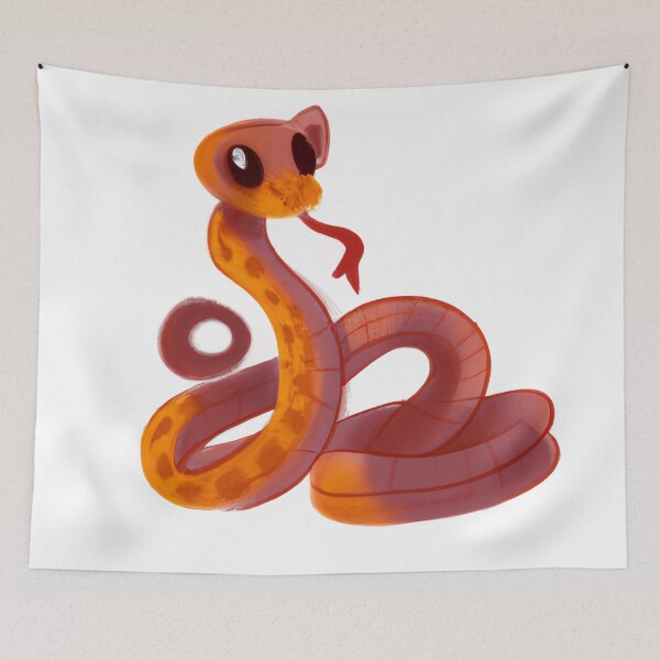 Item preview, Cute Snake Drawing designed and sold by WeHeartAnimals.