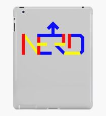 Primary Colored Nerd w/ Arrow iPad Case/Skin