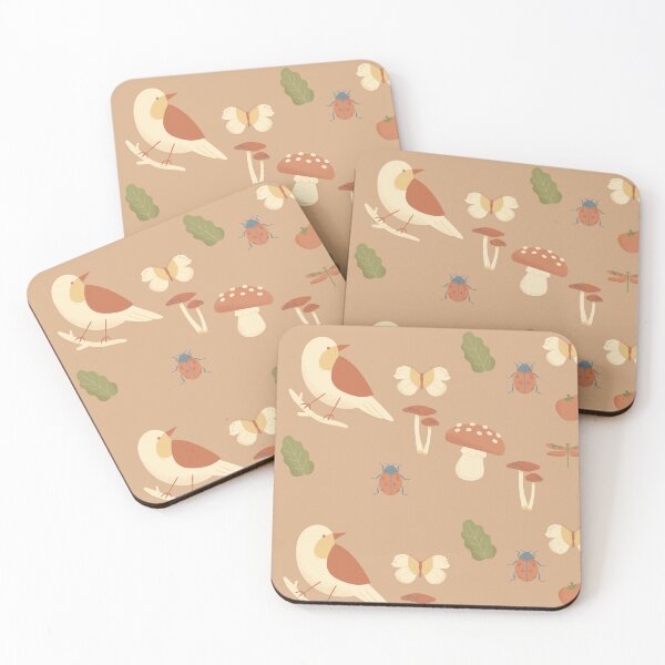 Item preview, Tan forest wildlife nature print designed and sold by TheWaterBirds.