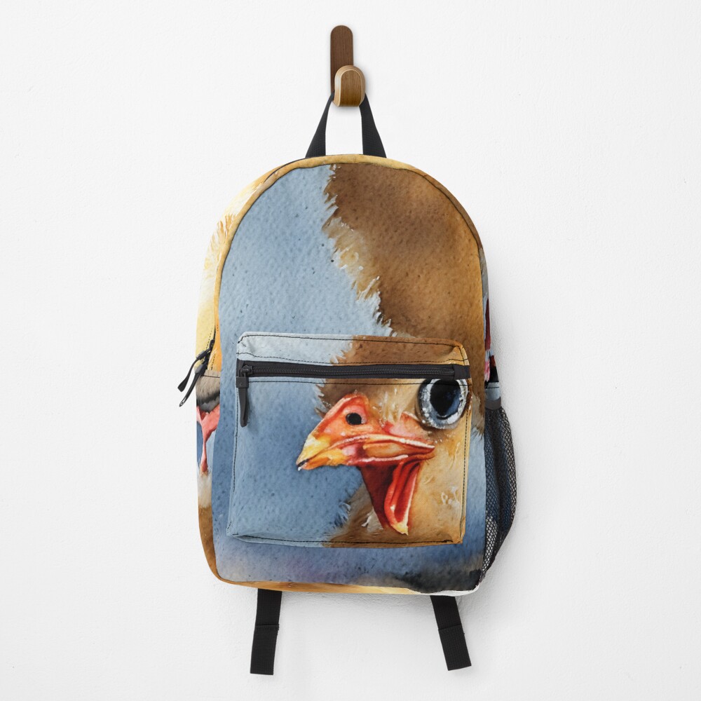 Vista previa del artículo con la obra «Mochila», diseñado y vendido por DrawItOnce.
