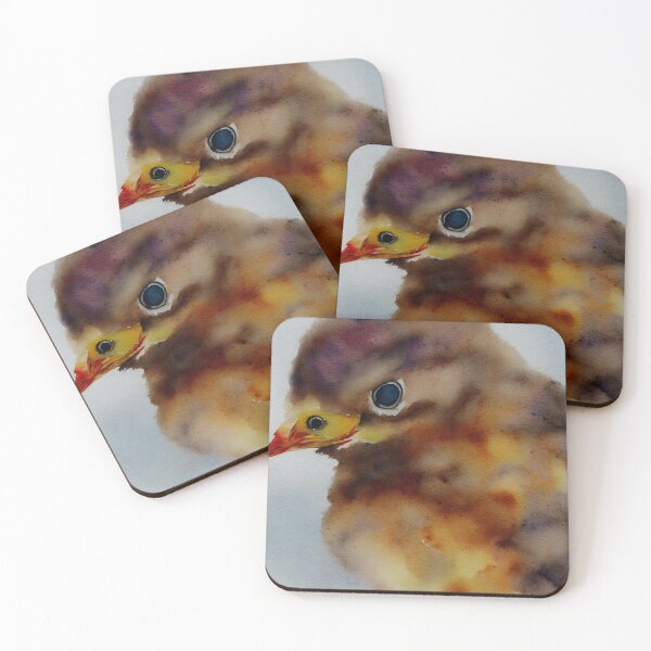 Item preview, Chick highly detailed watercolor painting designed and sold by DrawItOnce.