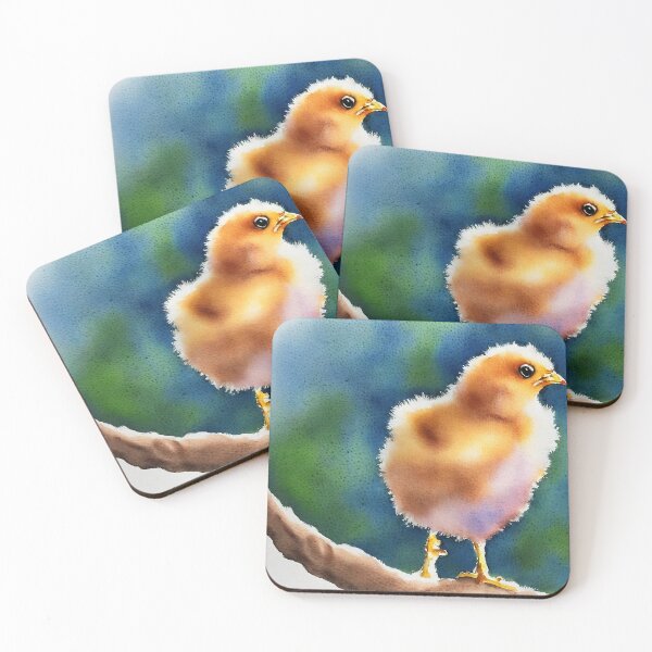 Artikelvorschau, Chick highly detailed watercolor painting entworfen und verkauft von DrawItOnce.