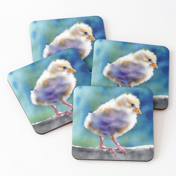 Artikelvorschau, Chick highly detailed watercolor painting entworfen und verkauft von DrawItOnce.