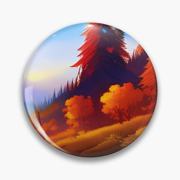 Artikelvorschau, Feuriger Wald, Aquarell 2, Ai Generated Art entworfen und verkauft von ACC .