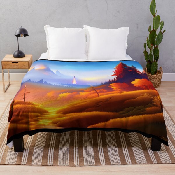 Item preview, Fiery forest, watercolor 2, Ai Generated Art  designed and sold by ACC .