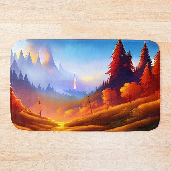 Item preview, Fiery forest, watercolor 2, Ai Generated Art  designed and sold by ACC .