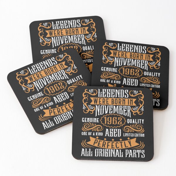 Item preview, Legends Were Born in November 1962 Aged Perfectly, Happy Birthday designed and sold by TADYSHOP.