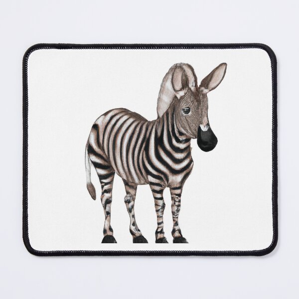 Item preview, Cute Quagga Drawing designed and sold by WeHeartAnimals.