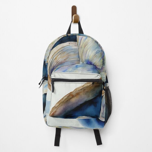 Item preview, Clams highly detailed watercolor painting designed and sold by DrawItOnce.
