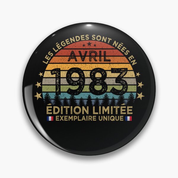 Item preview, Anniversaire 40 Ans Les Legendes Sont Nees en Avril 1983 designed and sold by cssdru.