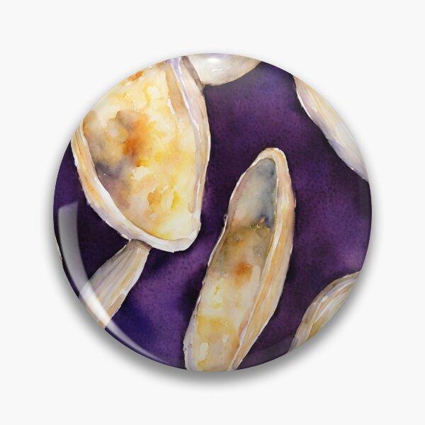 Item preview, Clams highly detailed watercolor painting designed and sold by DrawItOnce.