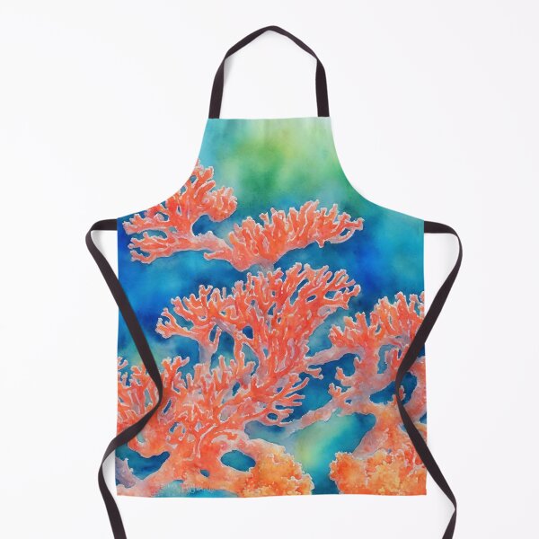 Artikelvorschau, Coral highly detailed watercolor painting entworfen und verkauft von DrawItOnce.