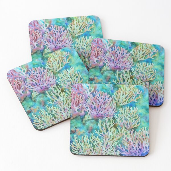 Artikelvorschau, Coral highly detailed watercolor painting entworfen und verkauft von DrawItOnce.