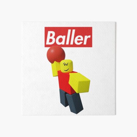 Baller ad show with ball skin (Roblox Meme) 